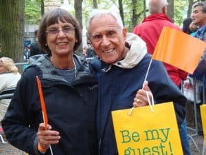 Lynn Brooks - founder of Big Apple Greeter - and her husband