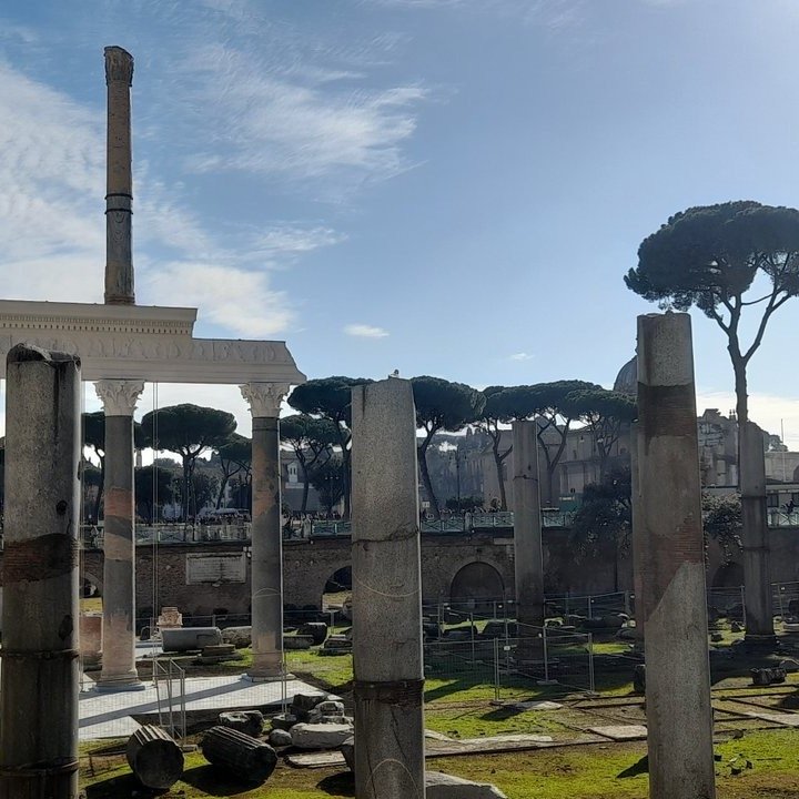 The ruins of the Antique Roman Forum